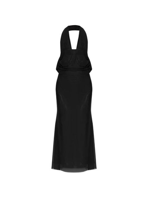 Bond-eye Alessia halter-neck midi dress - Black - zdjęcie produktu nr 1