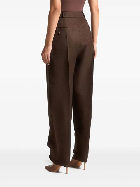 Manière De Voir Sophie twist-detail tailored trousers - Brown - zdjęcie produktu nr 2