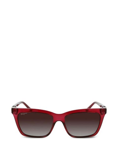 Ferragamo square-frame sunglasses - Red - zdjęcie produktu nr 1