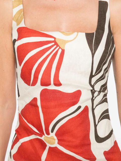 SIR. Julietta square-neck mini dress - Red