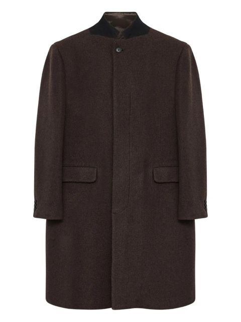 MM6 Maison Margiela drop-shoulder wool coat - Brown - zdjęcie produktu nr 1