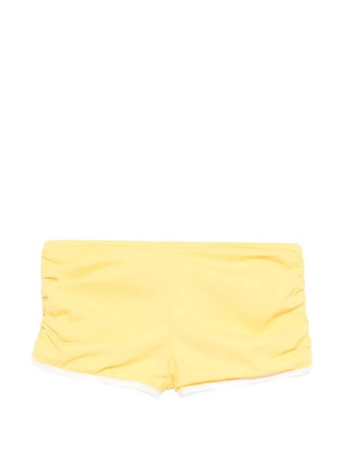 Christopher Esber Oasis ruched boyshorts - Yellow - zdjęcie produktu nr 1