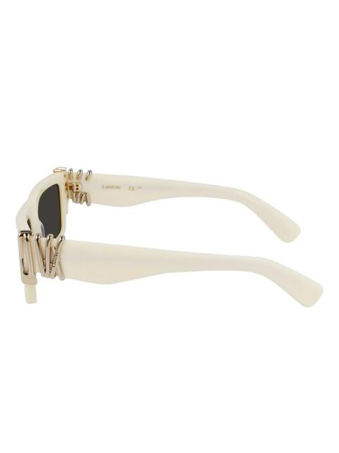 Lanvin rectangle-frame sunglasses - Neutrals