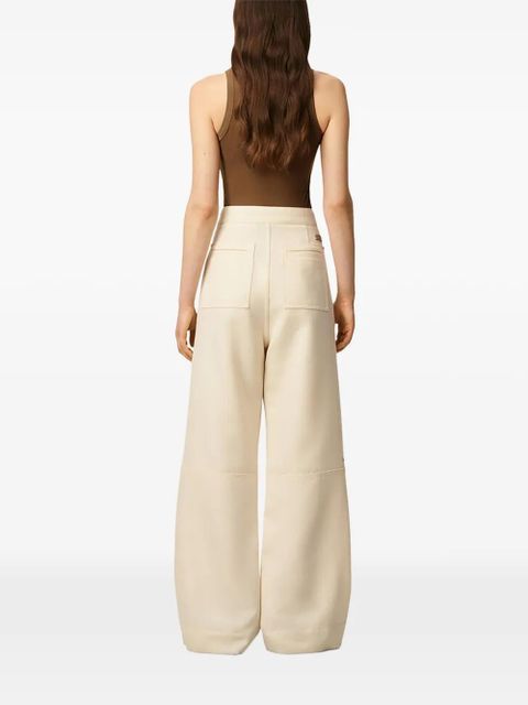 AMI Paris wool zipped trousers - Neutrals