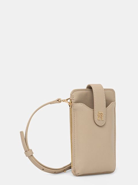 Tommy Hilfiger portfel damski kolor beżowy AW0AW17751 - zdjęcie produktu nr 2