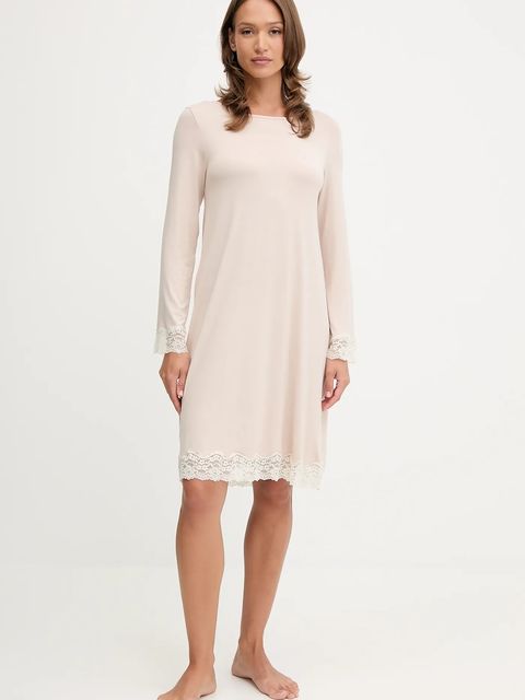 United Colors of Benetton koszula nocna damska kolor beżowy 3Z123C01J - zdjęcie produktu nr 1