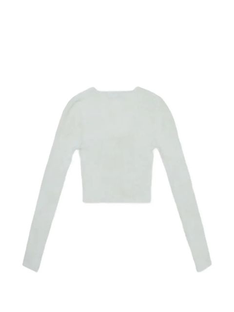 Vivienne Westwood V-neck logo-embroidery sweater - Green