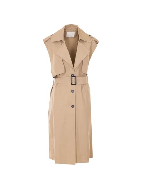 TWINSET belted midi dress - Neutrals - zdjęcie produktu nr 1