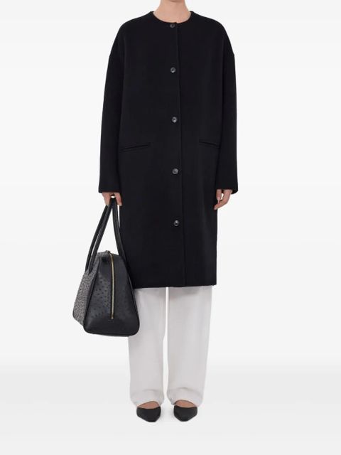 LouLou de Saison KERRY collarless coat - Black - zdjęcie produktu nr 2