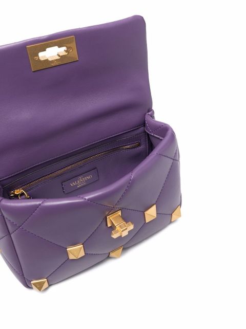 Valentino Garavani medium Roman Stud shoulder bag - Purple - zdjęcie produktu nr 2