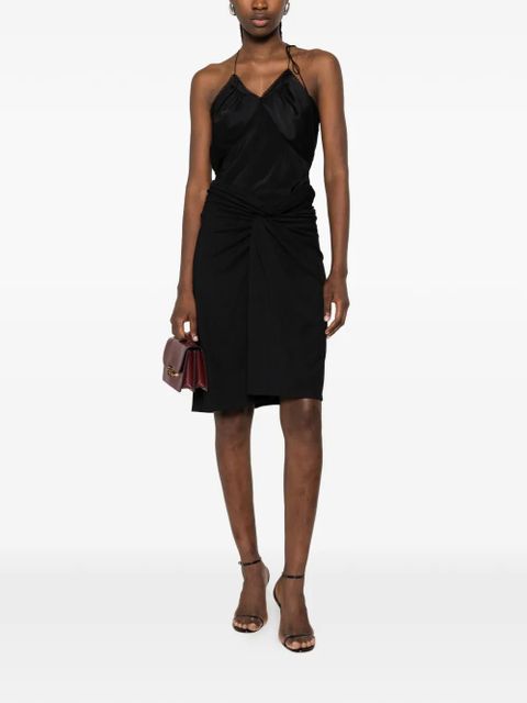 Victoria Beckham gathered halterneck top - Black - zdjęcie produktu nr 2