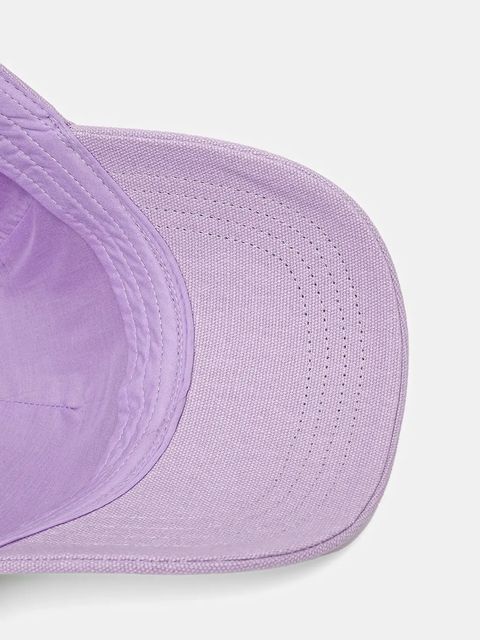 Karl Lagerfeld Jeans czapka z daszkiem bawełniana kolor fioletowy z nadrukiem A1W33002