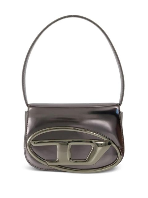 Diesel 1DR leather shoulder bag - Grey - zdjęcie produktu nr 1