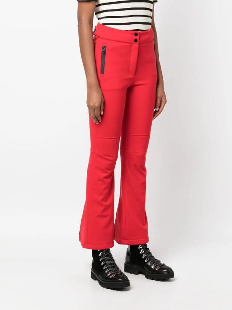 Yves Salomon high-rise button-waist trousers - Red - zdjęcie produktu nr 2