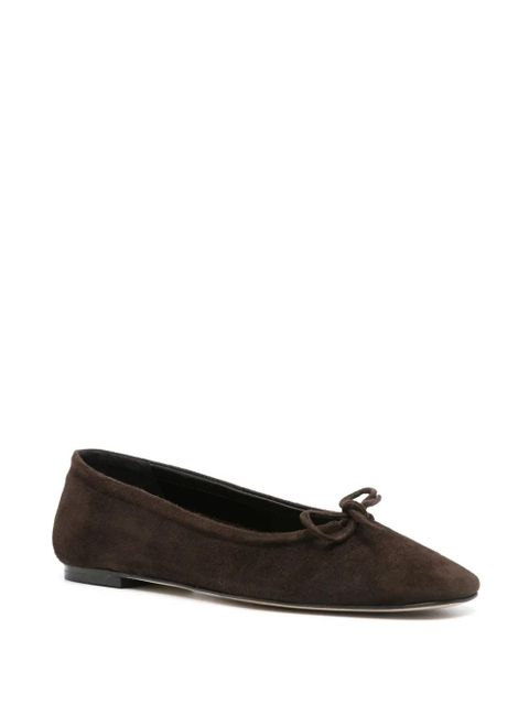 Aeyde suede ballerina shoes - Brown - zdjęcie produktu nr 2