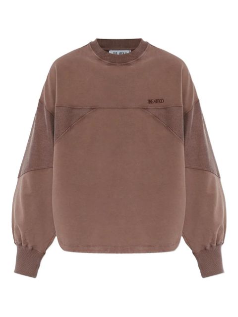 The Attico panelled sweatshirt - Brown - zdjęcie produktu nr 1