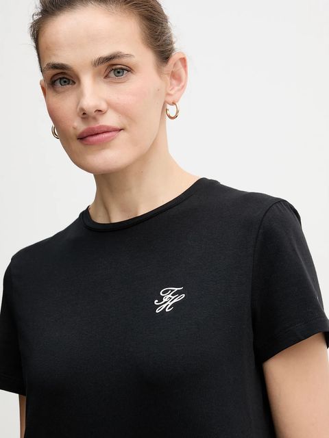 Tommy Hilfiger t-shirt damski kolor czarny WW0WW47809