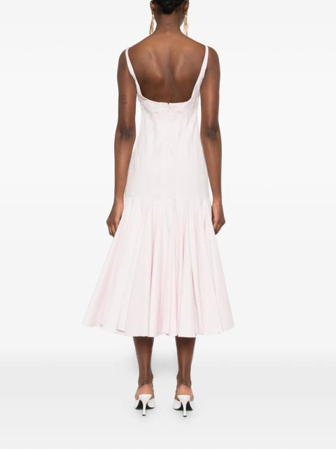 Jacquemus flared midi dress - Pink