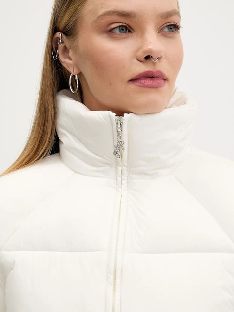 Hugo Blue kurtka kolor beżowy zimowa 50548005