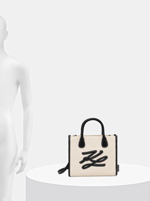 Karl Lagerfeld torebka K/AUTOGRAPH kolor beżowy A4W50026