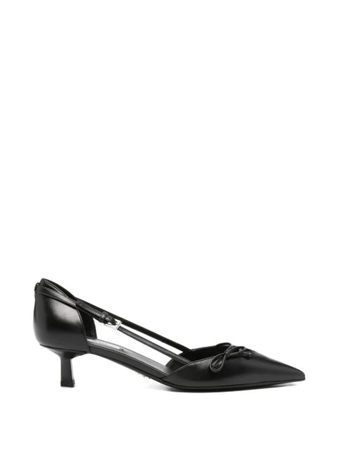 Prada bow-detail pointed-toe pumps - Black - zdjęcie produktu nr 1
