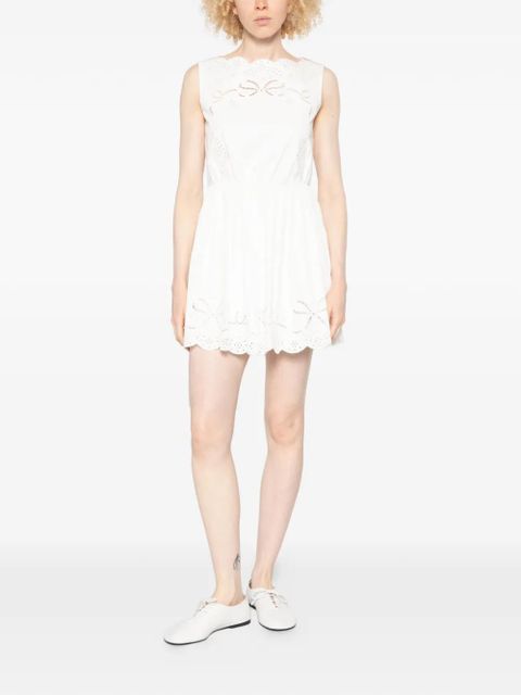 Self-Portrait white mini dress - zdjęcie produktu nr 2