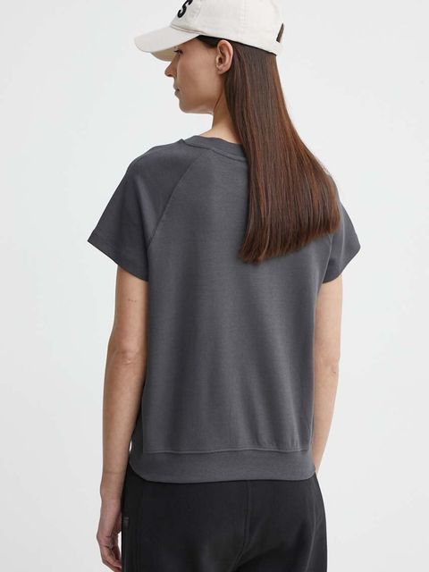 G-Star t-shirt bawełniany damski kolor szary - zdjęcie produktu nr 2