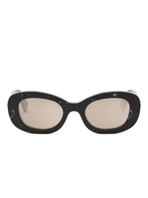Bvlgari geometric-frame sunglasses - Black - zdjęcie produktu nr 1