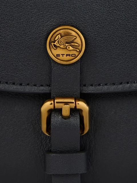 ETRO Pony leather wallet - Black