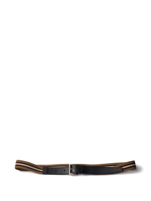 Prada striped belt - Brown - zdjęcie produktu nr 1
