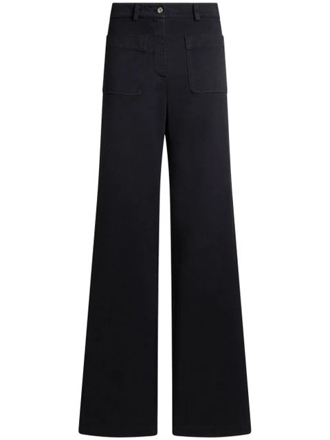 ETRO wide-leg trousers - Blue - zdjęcie produktu nr 1