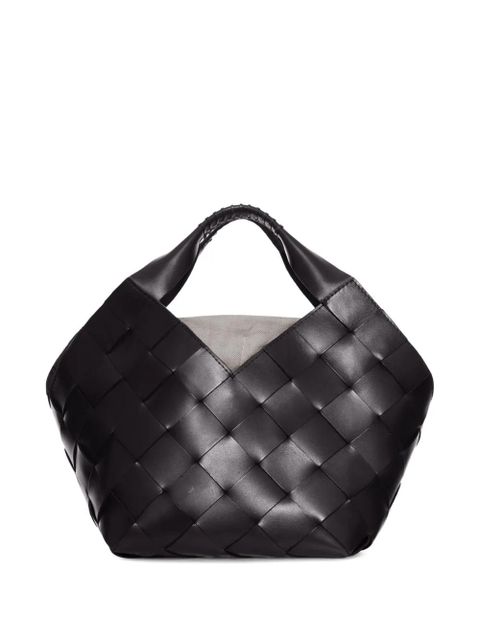 DRAGON DIFFUSION small braided-design tote bag - Black - zdjęcie produktu nr 1