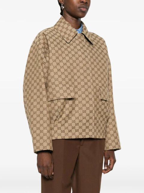Gucci GG patterned jacket - Brown