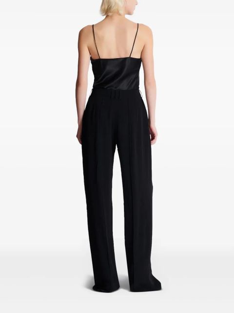 Balmain crepe tailored trousers - Black