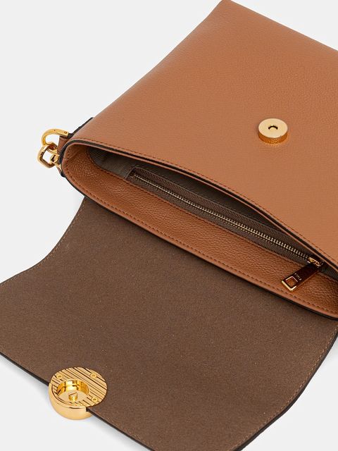 Furla torebka skórzana Moonlight S kolor brązowy WB01882 BX3036 RY000