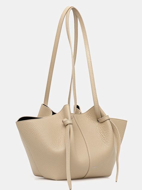 Yuzefi torebka skórzana MOCHI kolor beżowy YUZRS26-HB-MO-L066