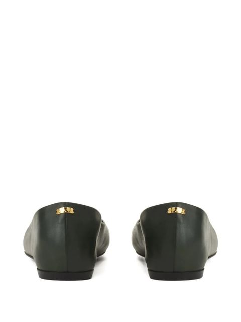 Lanvin leather ballet flats - Green