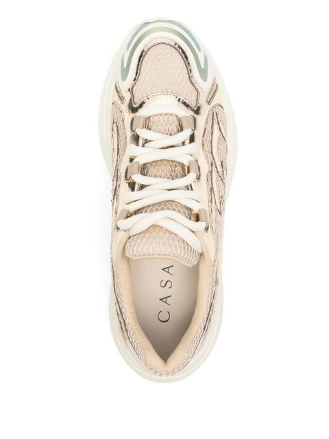 Casadei mesh sneakers - Gold