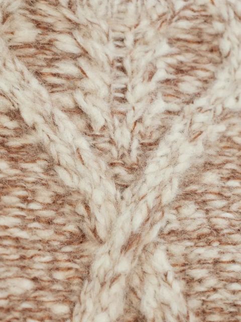 ISABEL MARANT Dorota cable-knit sweater - Neutrals