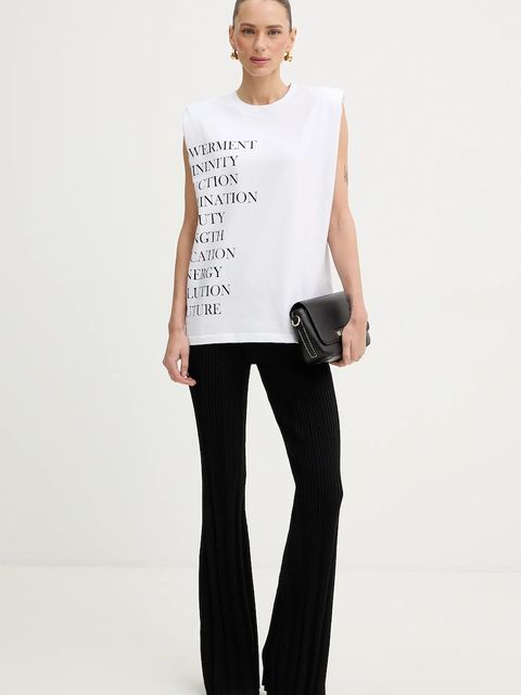 Elisabetta Franchi top bawełniany - zdjęcie produktu nr 2