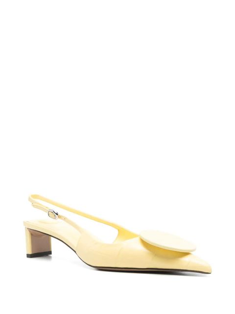 Jacquemus Les Slingbacks Duelo pumps - Yellow - zdjęcie produktu nr 2