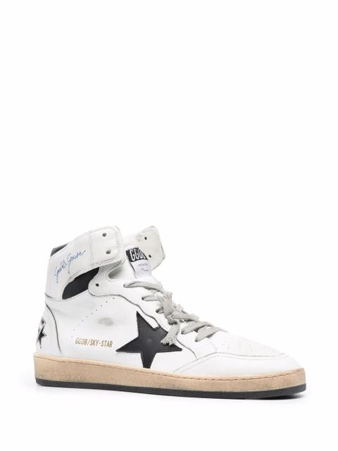 Golden Goose Sky-Star high-top lace-up sneakers - White - zdjęcie produktu nr 2