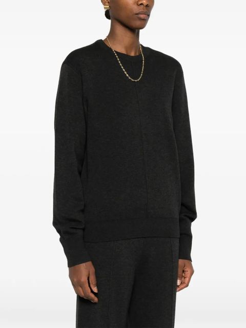 TOTEME crew-neck sweater - Grey - zdjęcie produktu nr 2