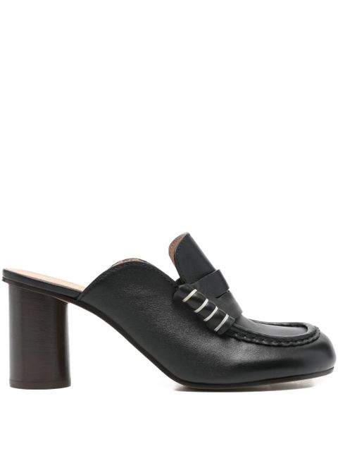 JW Anderson stitch-detail mules - Black - zdjęcie produktu nr 1