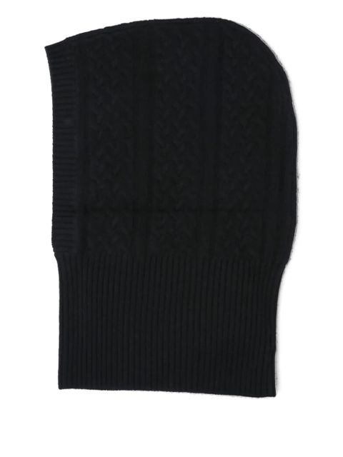 Max Mara ribbed cashmere balaclava - Black - zdjęcie produktu nr 2