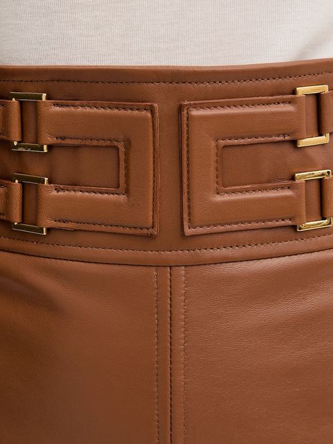 Elisabetta Franchi spódnica skórzana