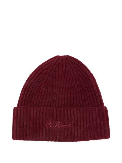 MC2 Saint Barth ribbed embroidered beanie hat - zdjęcie produktu nr 1