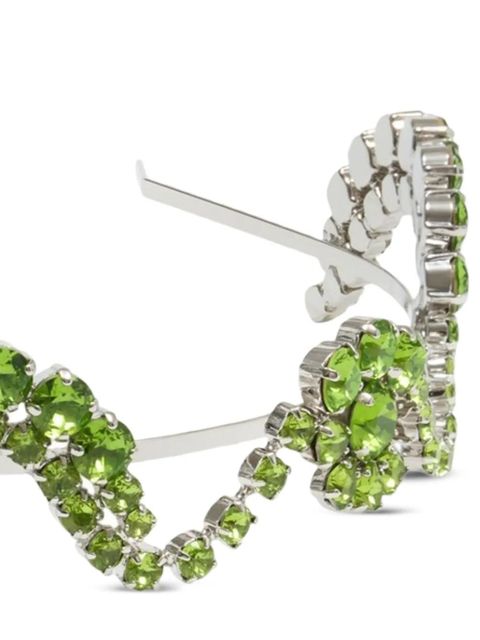 Simone Rocha Sepal crystal-embellished headband - Silver - zdjęcie produktu nr 2