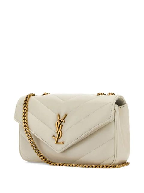Saint Laurent small LouLou quilted shoulder bag - Neutrals