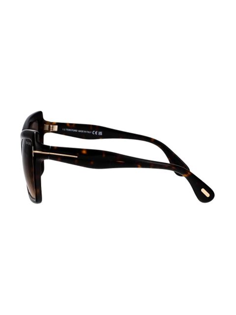 TOM FORD Eyewear cat-eye frame sunglasses - Brown